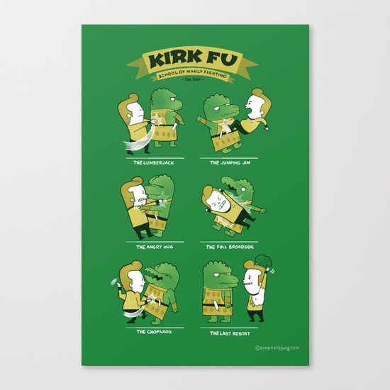 Kirk Fu Canvas Print