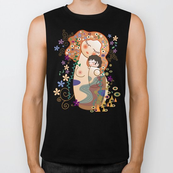 Kokeshi Mother&child Biker Tank