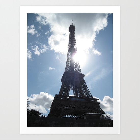 Eiffel Alight Art Print
