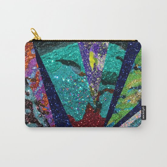Peacock Mermaid Battlestar Galactica Abstract Carry-All Pouch