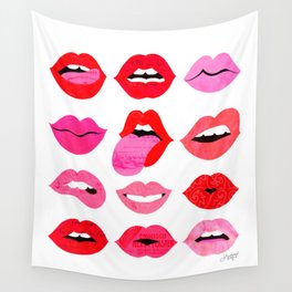 Lips of Love Wall Tapestry