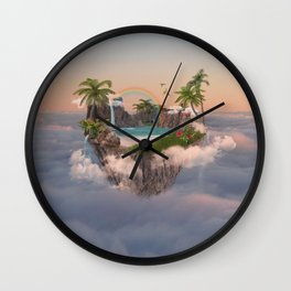 Paradise Island Wall Clock