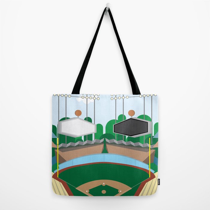 Dodger Stadium Tote Bag by Eric J. Lugo
