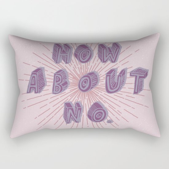 How about no (purple) Rectangular Pillow
