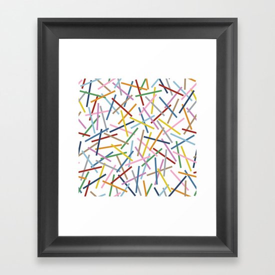 Kerplunk Repeat Framed Art Print