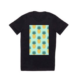 Exotic Pineapple Pattern T Shirt