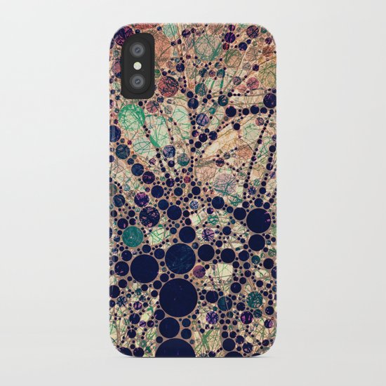 Colorful tree loves you and me. iPhone Case