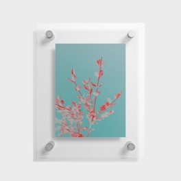 Red Leaves  Floating Acrylic Print