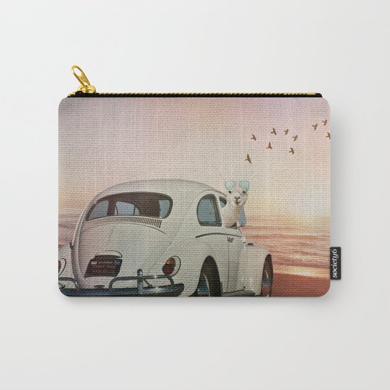 NEVER STOP EXPLORING A SUNDOWN Carry-All Pouch
