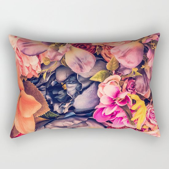Beautiful Flowers Rectangular Pillow