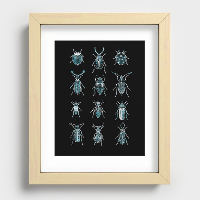 Bugs study Recessed Framed Print