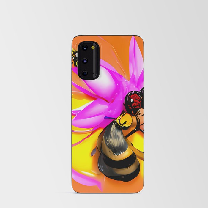 Abstract AI generative ART - Pollinate 3 Android Card Case