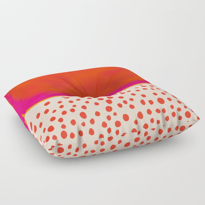 Rainfall in the Daylight - Abstract Studies Floor Pillow
