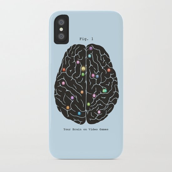 Your Brain On Video Games iPhone Case