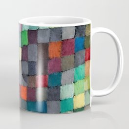 Vintage Paul Klee "May Picture" Colorful Mosaic Abstract Coffee Mug | Colorful, Maypicture, Modern, Abstract, Geometric, Mosaic, Painting, Famous, Vintage, Paulklee 