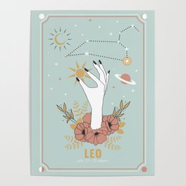 Leo Zodiac Series Poster
