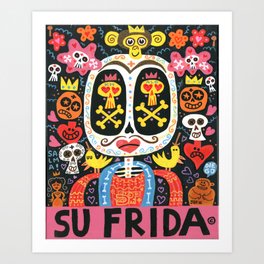 DOLOR FELIZ GRACIAS Art Print