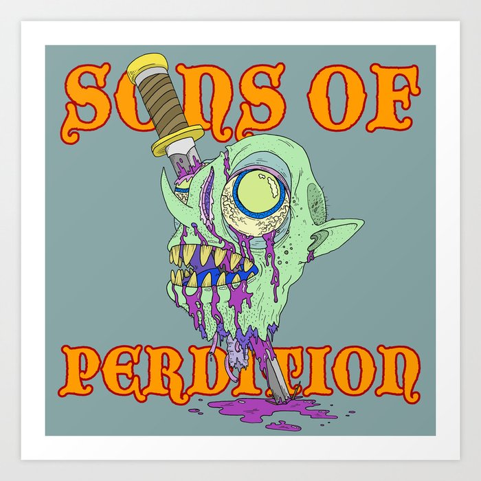 Sons of Perdition - Impaled Goblin Art Print