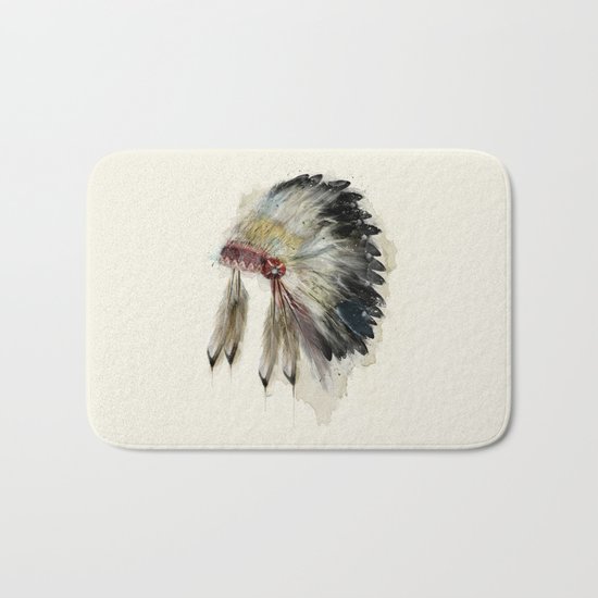 Headdress Bath Mat