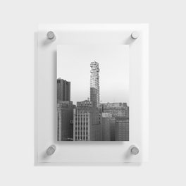 New York City Views | Architecture in NYC | Black and White Photography Floating Acrylic Print