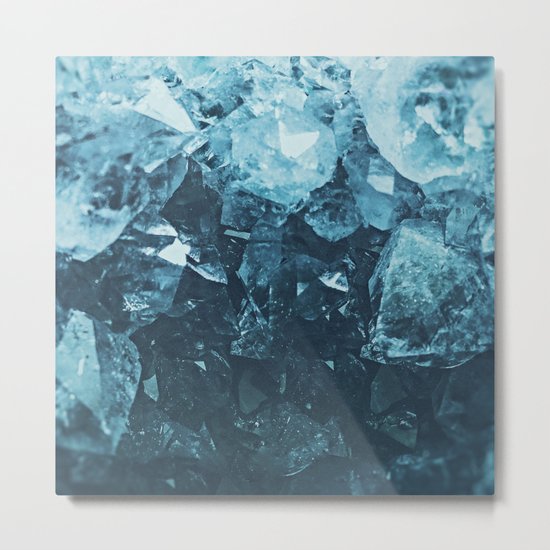 Aquamarine Gem Dreams Metal Print