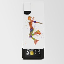 Watercolor Inline Skater Android Card Case