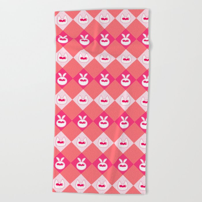 Baby crying for money Beach Towel