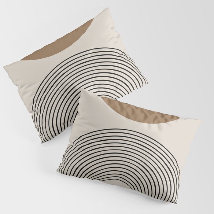 Arie - Mid Century Modern Abstract Art Pillow Sham