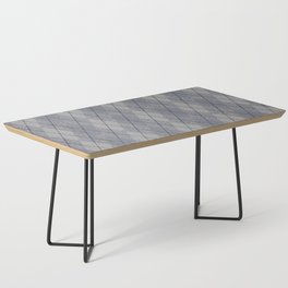 Grey Argyle Sweater Coffee Table