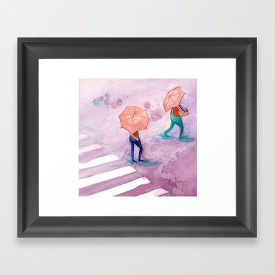 Rainy Day Framed Art Print