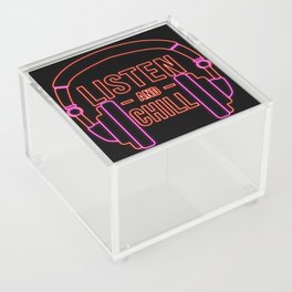 Listen and chill Neon Acrylic Box