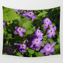 Purple Flowers Wall Tapestry