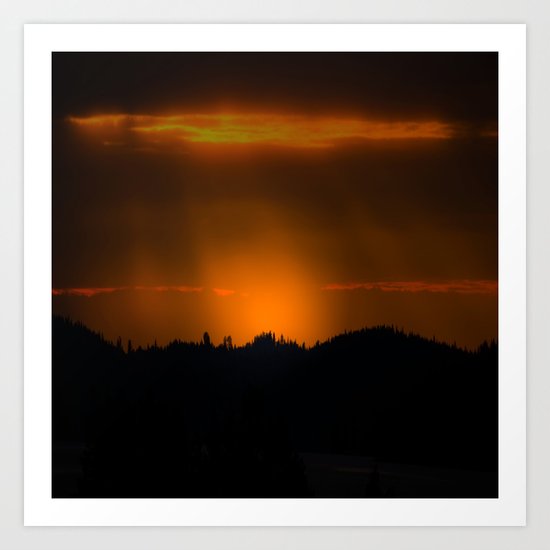 The Light Art Print