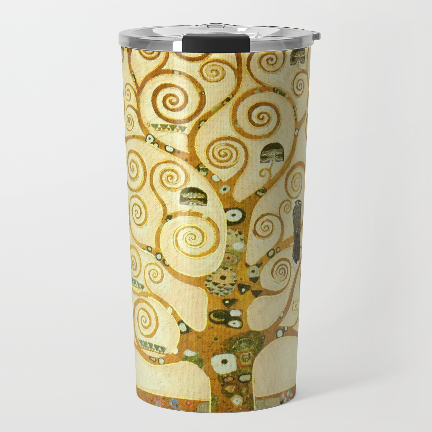 Gustav Klimt The Tree Of Life Travel Mug By Artgallery Society6