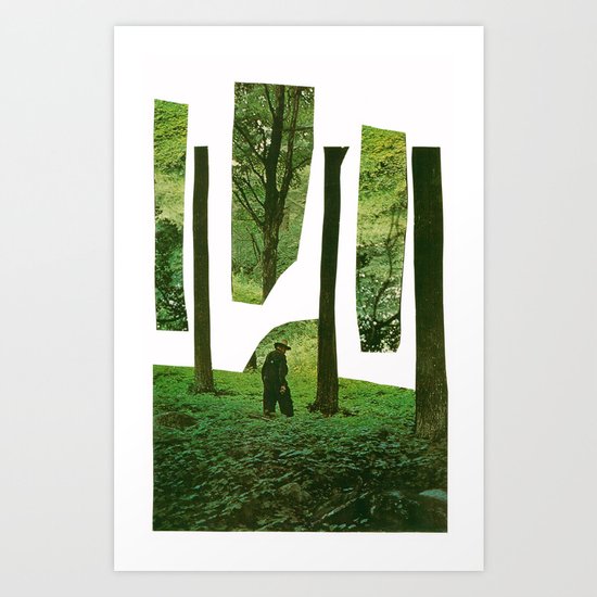 the trees Art Print