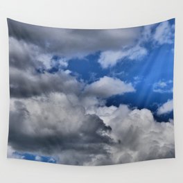 Clouds of Contrast in I Art Wall Tapestry