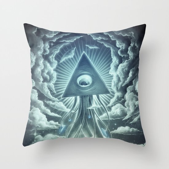 War Of The Worlds I. Throw Pillow