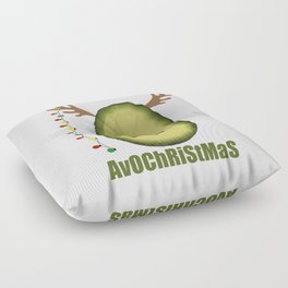Christmas Avocado. Avocado Merry Christmas - Avo Christmas! Floor Pillow