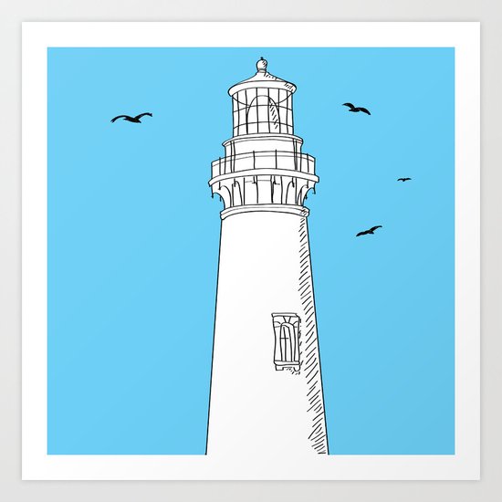 Lighthouse Art Print
