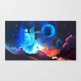To the Night Sky Canvas Print