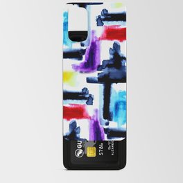 Abstract color block wash Android Card Case