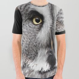 Great Grey Owls  All Over Graphic Tee