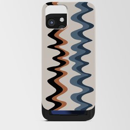 Wavy Stripes Abstract IX iPhone Card Case