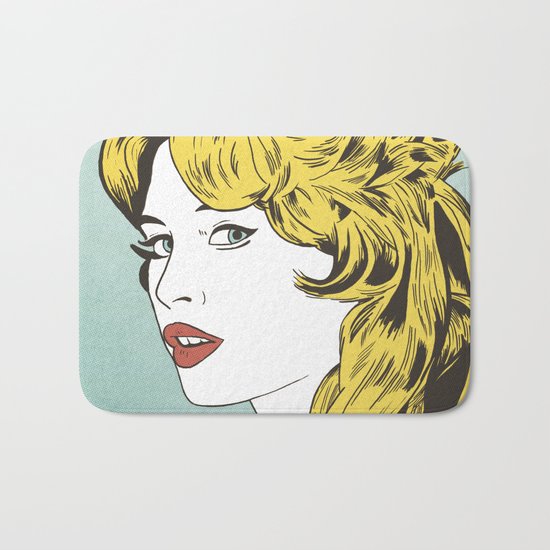 Blonde Bombshell Bath Mat