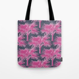 70’s Palm Springs Hot Pink and Navy Tote Bag