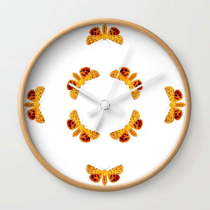 Tiger Moth Wall Clock