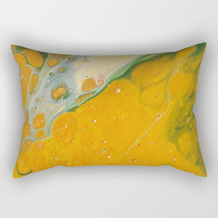 I love mustard Rectangular Pillow