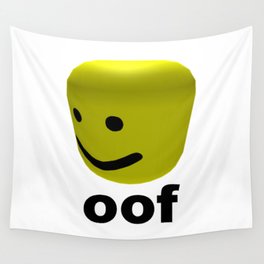 Oof Wall Tapestries For Any Decor Style Society6 - roblox oof groups wall tapestry by chocotereliye