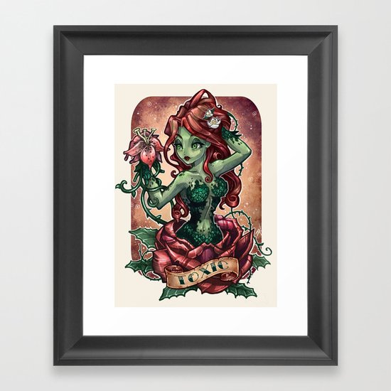 T O X I C Framed Art Print