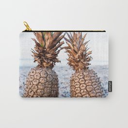 Gold Pineapples Carry-All Pouch